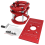 Router Lift with Fixed Base-Router Insert Plate-Woodworking Universal Base for 65mm Dia Motor-Red 2