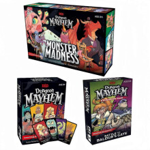 (MAYHEM1) D&D Dungeon Mayhem Card Board Game | 8+ 2-6 players, fun battles, family gatherings, friend interaction