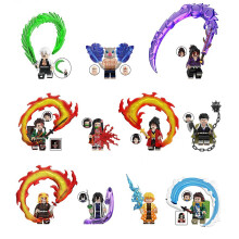 11PCS Upgraded Version Demon Slayer Series Mini Figures Children's Toy Fit Lego