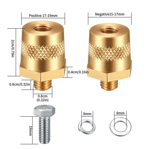 Battery Terminal Connectors,Battery Post Terminals,For M8 Top or Side Charging Posts,Battery Cable Terminals 2
