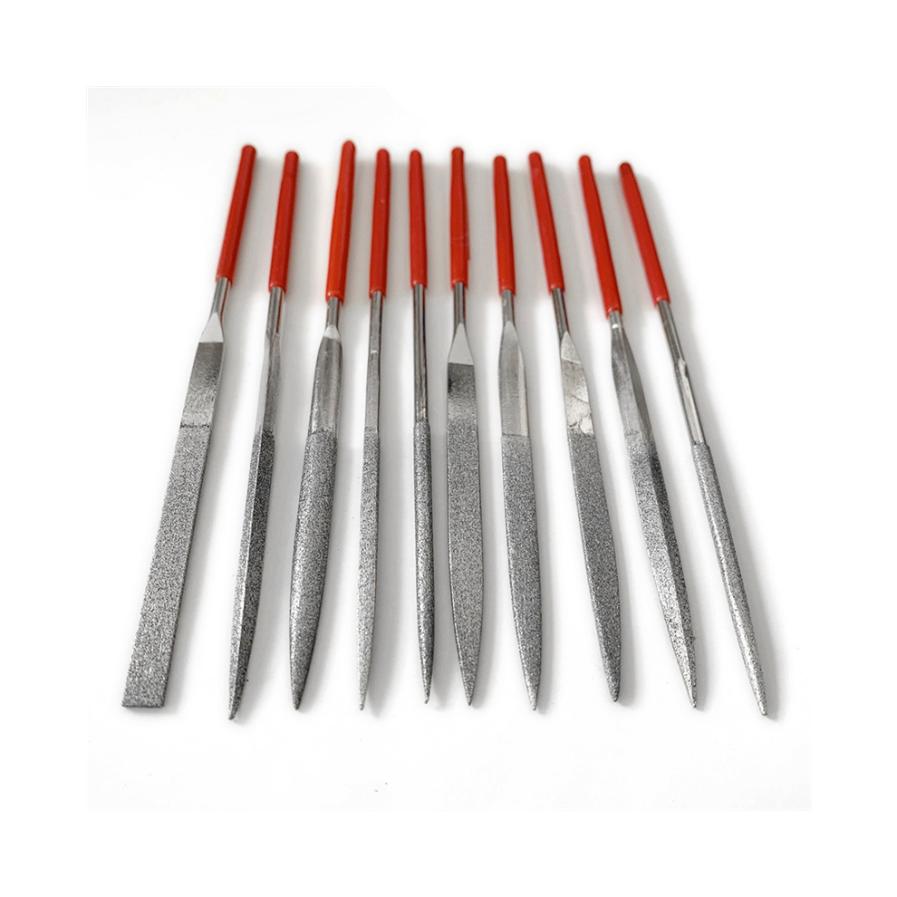 10Pcs Diameter 4Mm Diamond File Grinding Orthopedic Set For Saw Chain Woodworking Tools 4851426831466