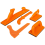 Woodworking Safety Push Handle Set Block 5-Piece Circular Saw Cutting Slider (Direct Push) 2