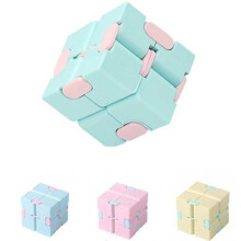 (Pink, Pink) Fidget Toys infinity cube Antistress