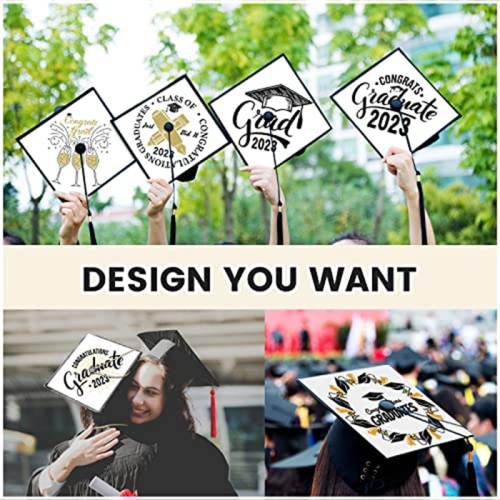 Sublimation Blanks Graduation Topper Heat Transfer Plate, MDF Adhesive ...