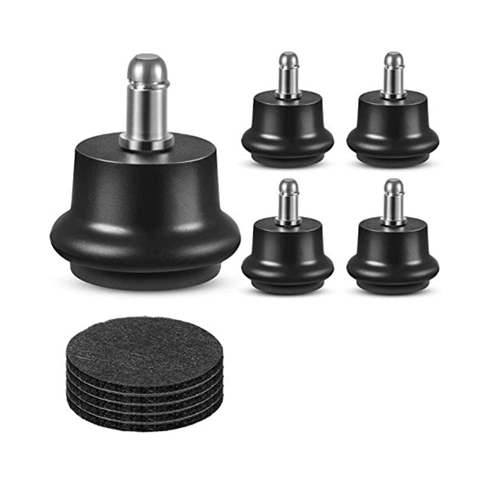 Bell Glides Replacement Office Chair Swivel Caster Wheels To Fixed Stationary Castors,Separate Self Adhesive Felt Pads 4851426831879