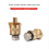 Battery Pole Adapter 1 Pair, M6 Terminals, Clamp for Lithium Car Batteries 6