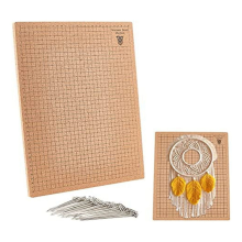 Makramee-Brett,hand-made knitting machine auxiliary plate Knitting tool with 50-needle T needle sleeve hair