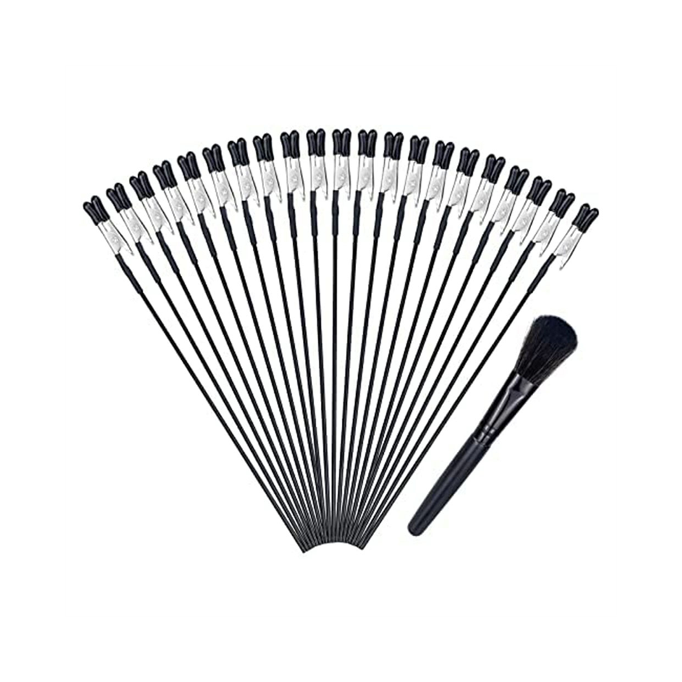 Saudism 45Pcs Alligator Clip Sticks For Model Painting And 1Pcs Cleaning Brush Airbrush Spraying Diy Card Photo Memo