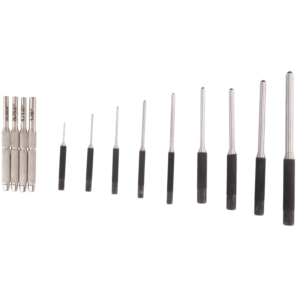 Photos - Other Hand Tools 13 Pieces Roll Pin Punch Hollow End Tool Mechanics Removing Repair with Carry Case Steel Punches