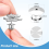 60PCS Locking Pin Back Metal Backing, Keeper Clasp for Brooch Enamel Lapel 8
