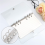 Transparent A6 Binder Clear Soft PVC 6 Ring Budget Refillable Planner Cover Protector 3