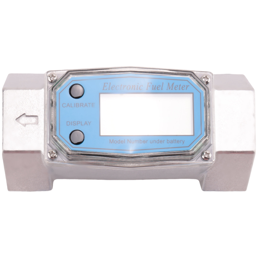 1.5 Inch Digital Turbine Flow Meter, Lcd Display Water Flowmeter For Gasoline Saudism