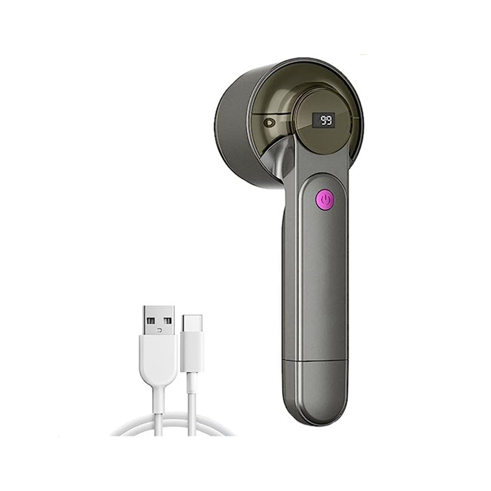 Saudism Rechargeable Fabric Shaver, Electric Lint Remover Shaver With Led Digital Display, Removing Fuzz And Pill From Clothes