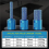 Slotting Tool Angle Grinder Trimming Milling Cutter, Carbide End Mills Set (Set) 9