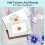 120Pcs Pre-Folded Vellum Paper, Printable Jackets Translucent Paper 5X7 Inch Wraps 7