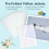 120Pcs Pre-Folded Vellum Paper, Printable Jackets Translucent Paper 5X7 Inch Wraps 6