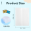 120Pcs Pre-Folded Vellum Paper, Printable Jackets Translucent Paper 5X7 Inch Wraps 5