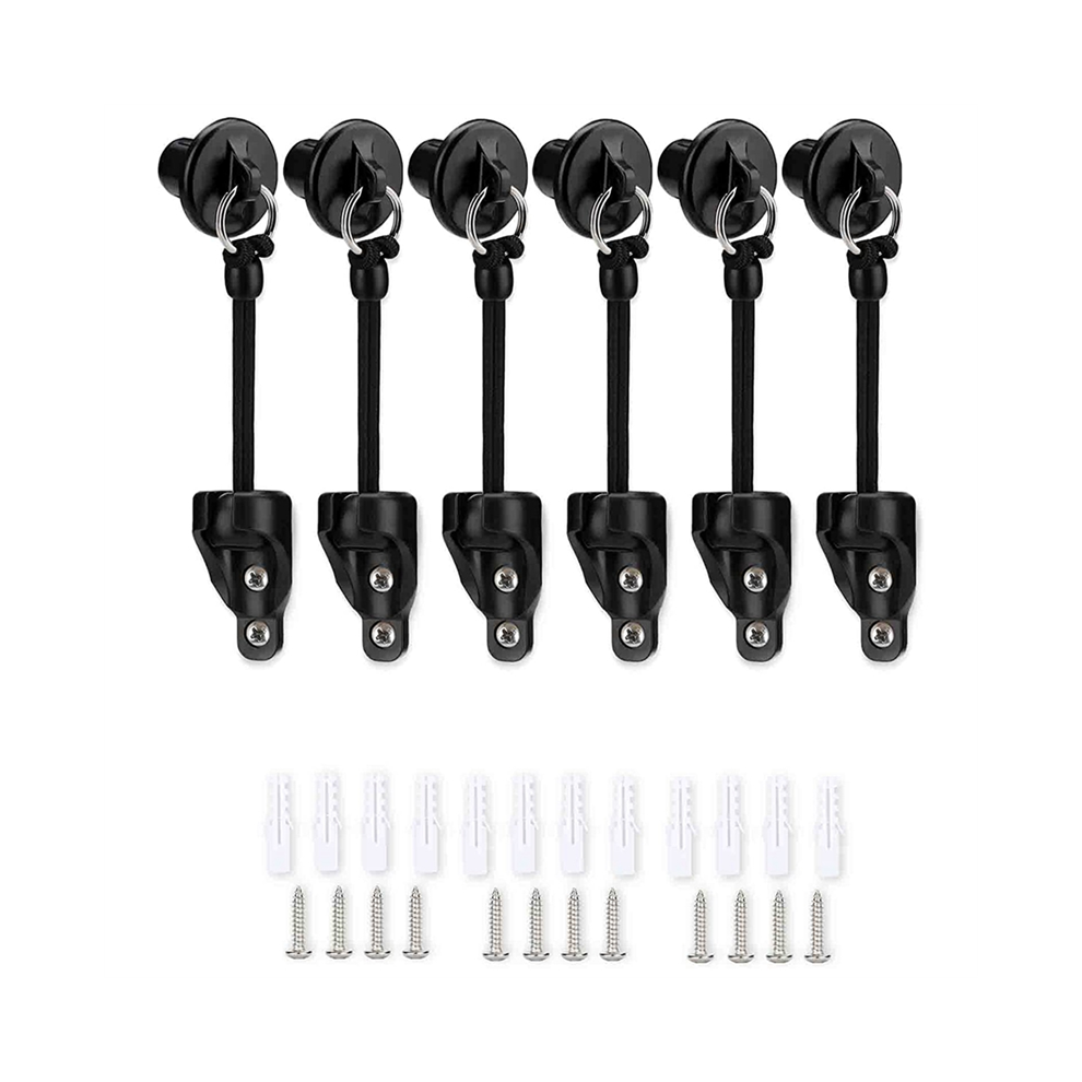 Upgraded Bungee Kit And End Cap Outdoor Roller Sun Shade Replacement Part Tie Downs Elastic Windproof Cord Buckle 4851426845456