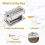 Soft Clay Machine Handmade DIY Making Tools Desktop Extruder with Handle Roller for 6