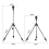 Telescopic Automatic Rotating Sprinkler Tripod Irrigation Artifact with One and Two Nozzles 5
