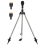 Telescopic Automatic Rotating Sprinkler Tripod Irrigation Artifact with One and Two Nozzles 1