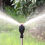 Telescopic Automatic Rotating Sprinkler Tripod Irrigation Artifact with One and Two Nozzles 7