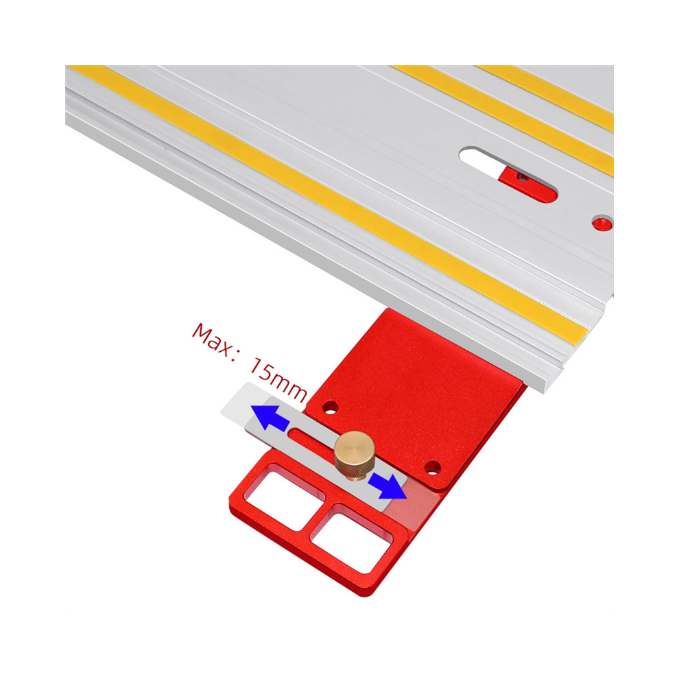 Woodworking 90 Degree Angle Stop Track Saw Square Positioning Limiting Clamp For Electric Circular Guide Rail 4851426845272