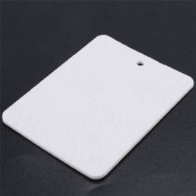 200PCS Sublimation Air Freshener Sheets Felt Rectangle Fragrant with Rope for Car Decoration