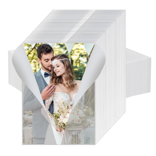 200 Pack Bulk Transparent Paper Envelope Liners Pre-Folded Packaging, Invitation Covers for Wedding Cards,Greeting Cards