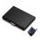 (Silver, Silver) Card holder with compartment - Protects RFID - metal - wallet 2