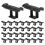 30Pc Solar Panel Frames Water Drained Clip Thickness 30mm PV Panels Auto Remove Stagnant Dust Outdoor Tool 5
