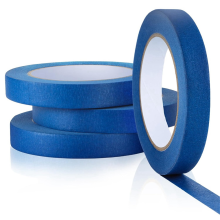 Blue Painters Tape Masking Bulk, for Painting Automotive Walls Packing Removable Free Residue, 4 Rolls