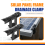 30Pc Solar Panel Frames Water Drained Clip Thickness 30mm PV Panels Auto Remove Stagnant Dust Outdoor Tool 6