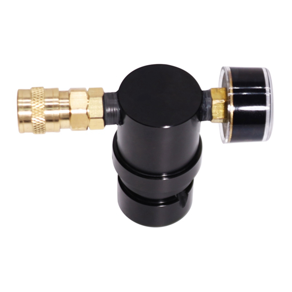Low Pressure Regulator T-Type Mini Co2 Output 230 Psi With Coupler Gauge 4852649074494
