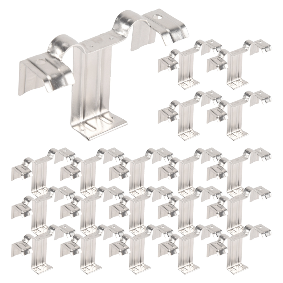 20Pcs Photovoltaic Panel Drainage Buckle Plate Solar Water Drain Clip For Draining 30Mm 4852649080839