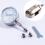Roller Contact Point for Dial Indicator 10mm Diameter Wheel M2.5 Thread Stainless Steel Measuring Head 10