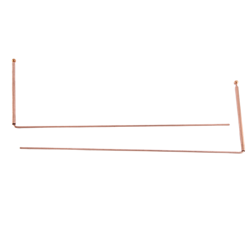 Copper Dowsing Rod Pure 2PCS Divining Rods - for Water, Treasure(B)