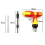 T-Shaped Bidirectional Ratchet Screwdriver Set Telescopic Multi-Angle Maintenance Combination Tool 3