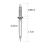 500Pcs Double-Head Skirting Thread Seamless Nail Double Headed Nails Security Screws with 5 Installation Tool 8