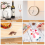 2 Pieces 6mm Thick Round Acrylic Glass Sheet, 8Inch Diameter Clear Circle, Cake Disk Sheet Backdrop 3