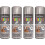4 x 400ml GREY PRIMER MATT SPRAY QUICK DRYING WOOD DIY PLASTIC METAL 2