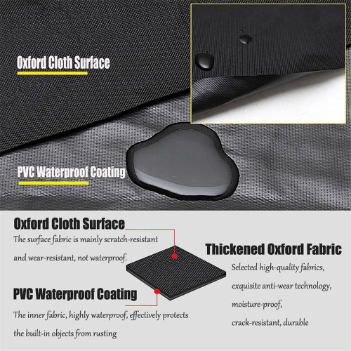5Pack Small Tool Bag Multi-Purpose Pouch Bags Flat Bottom Zipper Waterproof Oxford Canvas 2