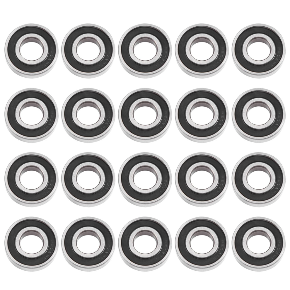 20Pcs 6203- Ball Bearing - Steel And Double Rubber Sealed Miniature Deep Groove Bearing(17X40x12mm) 4852649089177