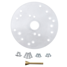 Router Base Plate Kit for Trim Routers Compact with Screws Universal