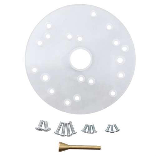 Router Base Plate Kit for Trim Routers Compact with Screws Universal