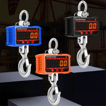 Hanging Scale, Digital Crane Scale 1000KG, Industrial Heavy Duty LED Indication, Blue