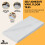 (White Rectangular (12x24 In), 20) Vinyl Floor Tiles Self Adhesive - Peel and Stick Tile  Square & Rectangular Marble Effect Tiles 3