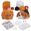 Needle Felting Kit, 2 PCS Dolls Beginner Kit Pad, Wool, Needles, Keychain 2