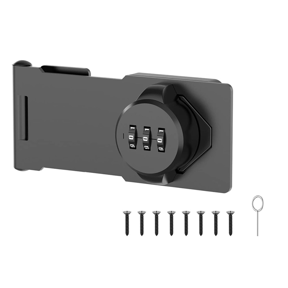 Keyless Cabinet Combination Latch,Cabinet Password Locks for Cabinet,Mailbox,Office File Lock Black-image-OPC-PJ8FY8C-NEW