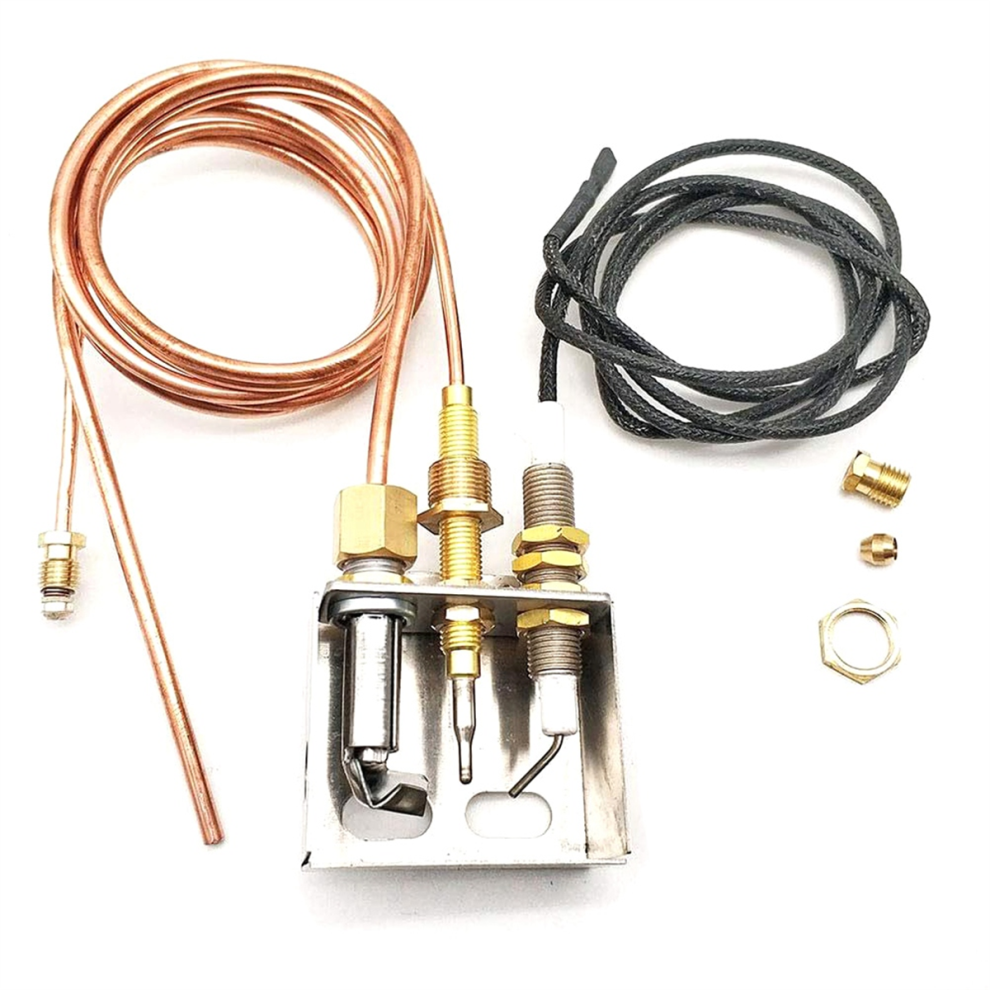Saudism Health Gear Gas Thermocouple M8 Thread Heating Burner Probe For Heater, Oven, Bbq